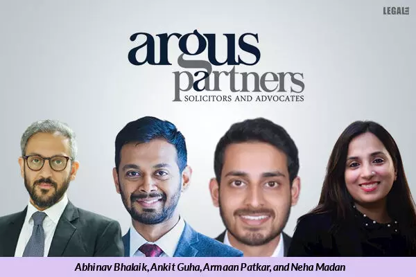 Abhinav Bhalaik, Ankit Guha, Armaan Patkar, and Neha Madan join Argus Partners