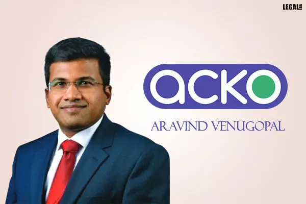Aravind Venugopal joins ACKO as a general counsel