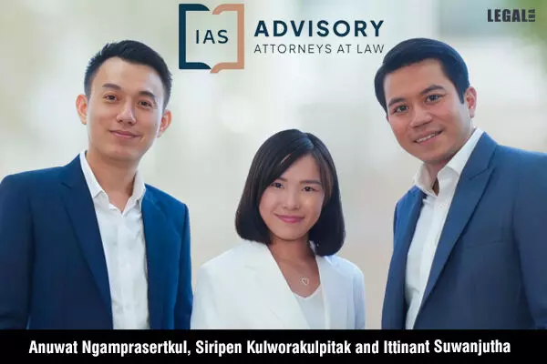 Ittinant Suwanjutha, Anuwat Ngamprasertkul and Siripen Kulworakulpitak launch IAS Advisory