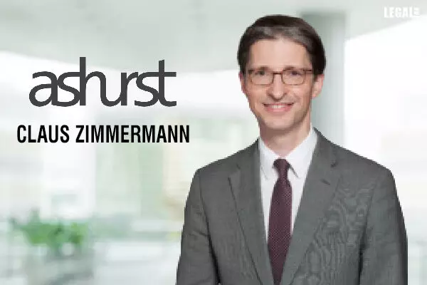 Ashurst Expands EMEA Offering With Claus Zimmermann’s Appointment