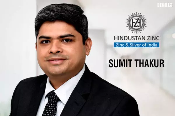 Sumit Thakur Joins Hindustan Zinc As General Counsel