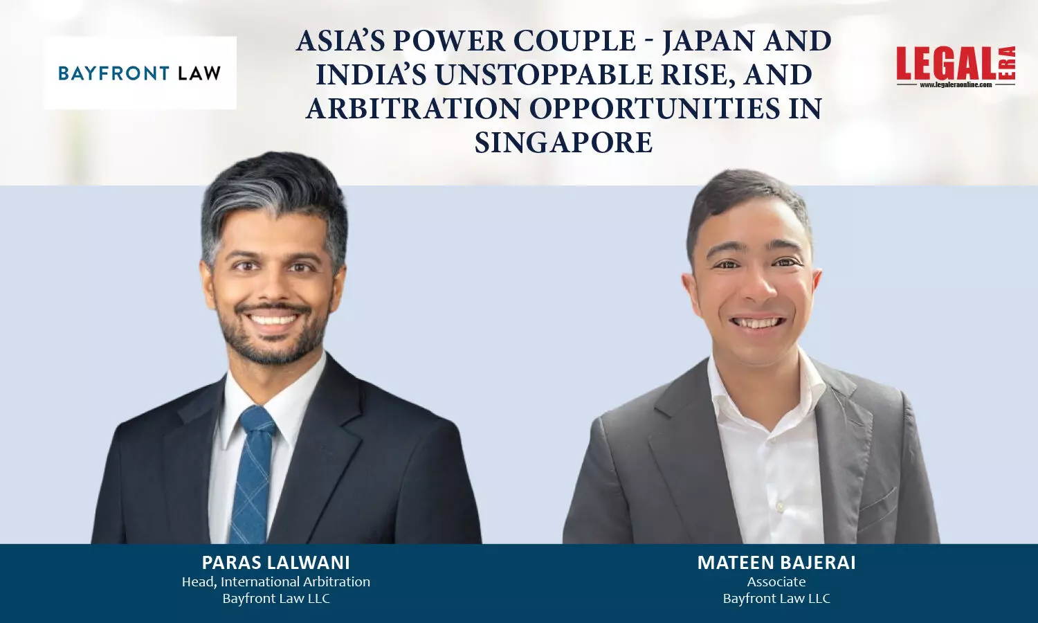 Asia’s Power Couple – Japan And India’s Unstoppable Rise, And Arbitration Opportunities In Singapore