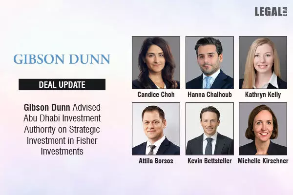 Gibson Dunn Advised ADIA On Strategic Investment In Fisher Investments