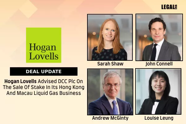 Hogan Lovells Advised DCC Plc On The Sale Of Stake In Its Hong Kong And Macau Liquid Gas Business