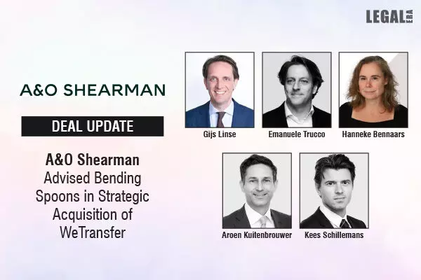 A&O Shearman Advised Bending Spoons In Strategic Acquisition Of WeTransfer