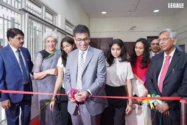 CJI Chandrachud Lays Foundation Stone For Rajiv K. Luthra Academic Wing At NLSIU