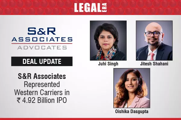 S&R Associates Represented Western Carriers In ₹4.92 Billion IPO