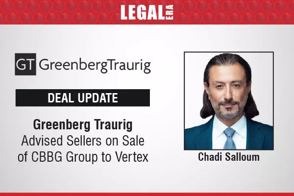 Greenberg Traurig Advised Sellers On Sale Of CBBG Group To Vertex