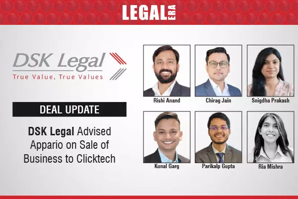 DSK Legal Advised Appario On Sale Of Business To Clicktech